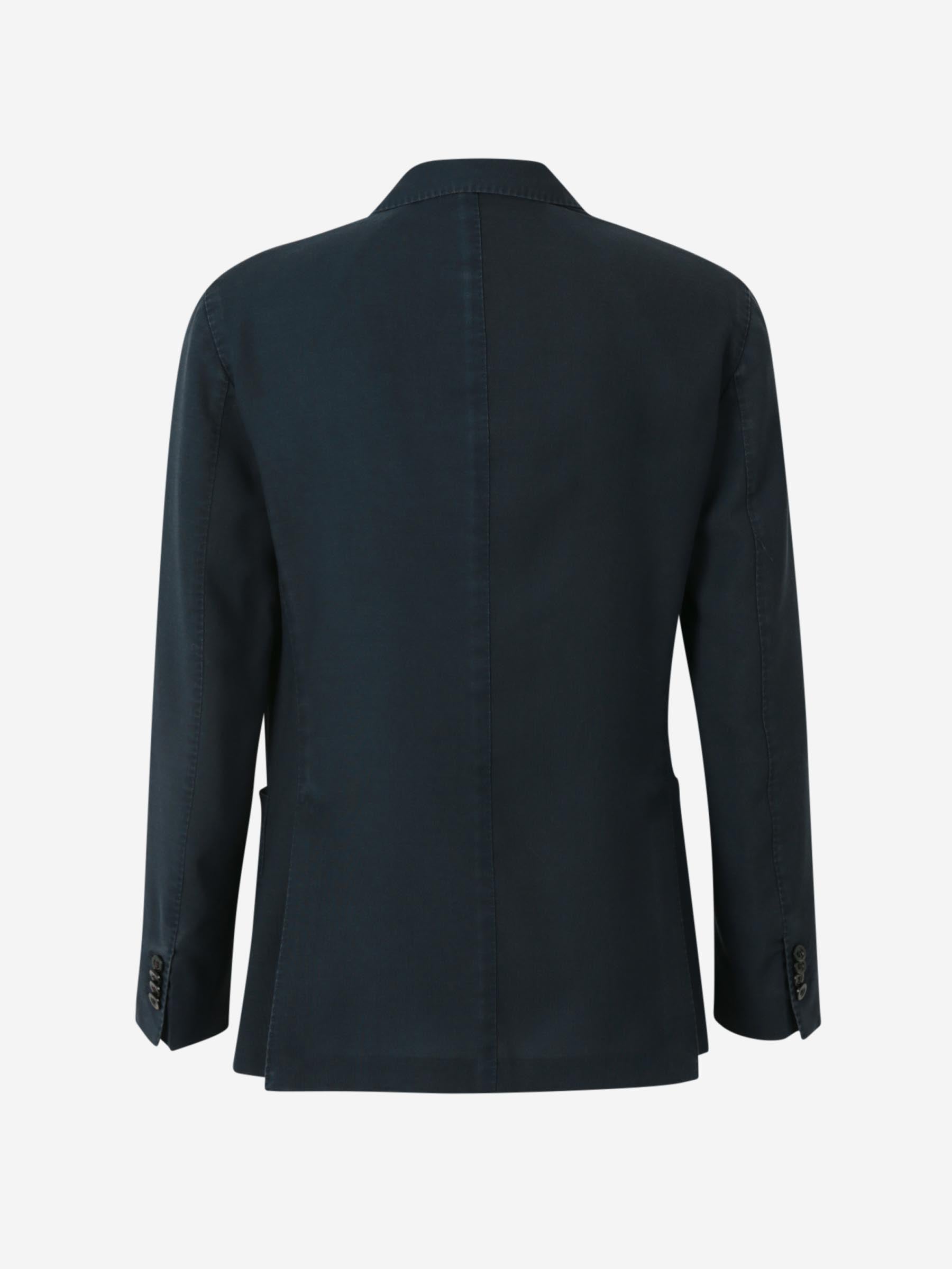 Outlet online Boglioli Hombre Americana Cruzada K color Azul Noche sku 302-003541 01 - Foto 2