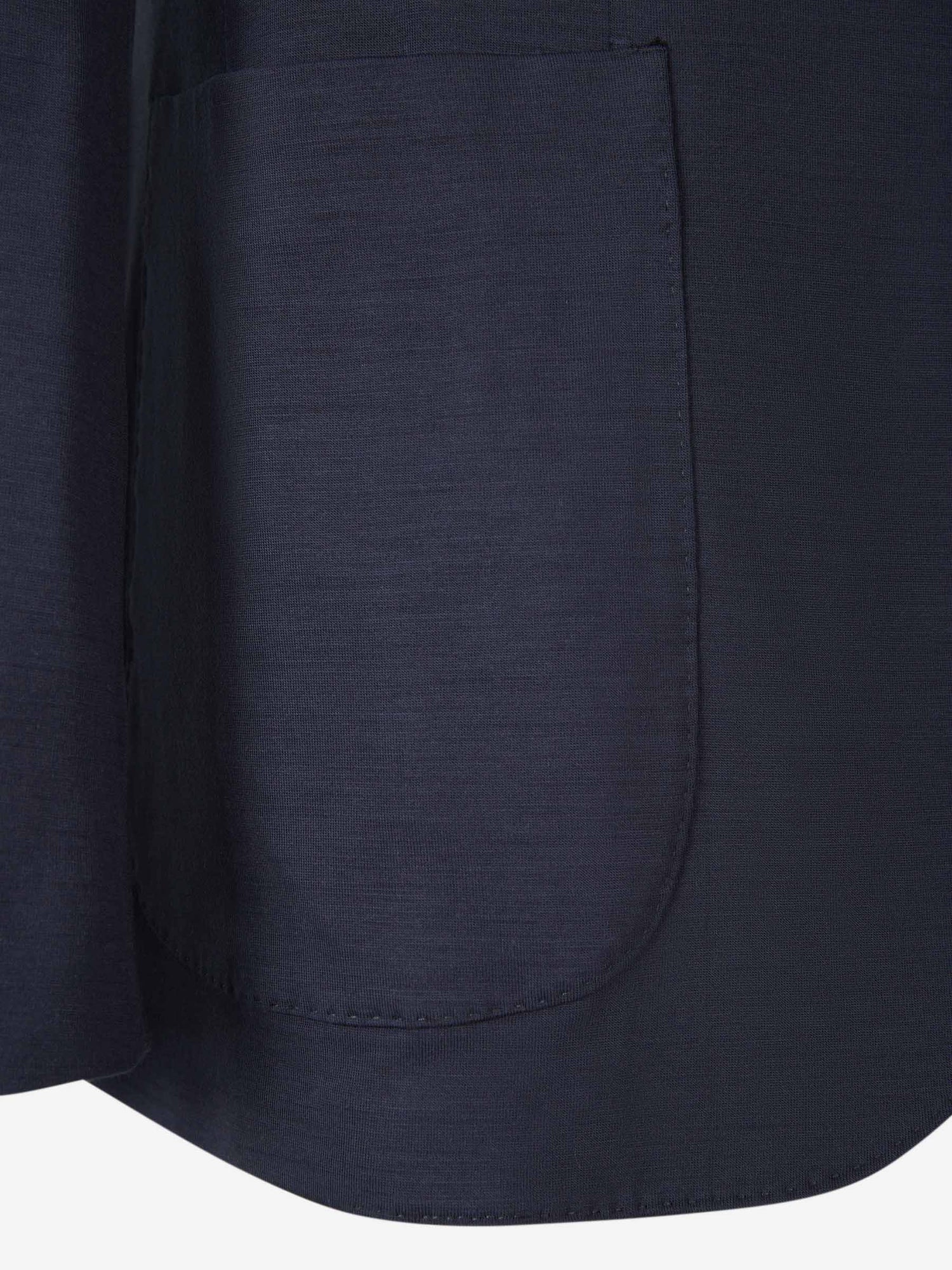 Boglioli Hombre Barcelona Americana Punto Lana color Azul Marino sku 302-003542 01 - Foto 4