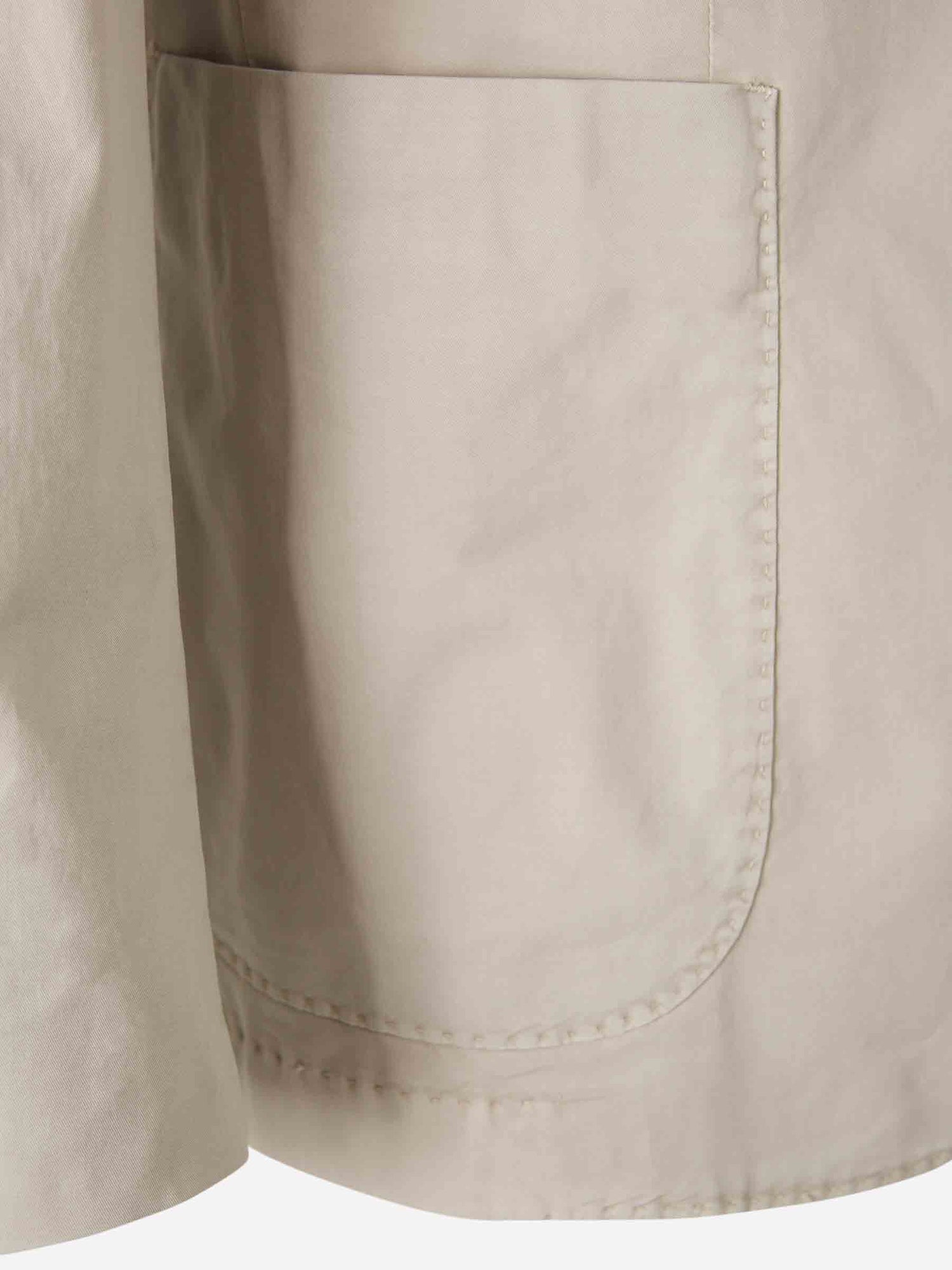 Boglioli Hombre Barcelona Americana Lisa Algodón color Beige sku 302-003543 02 - Foto 4