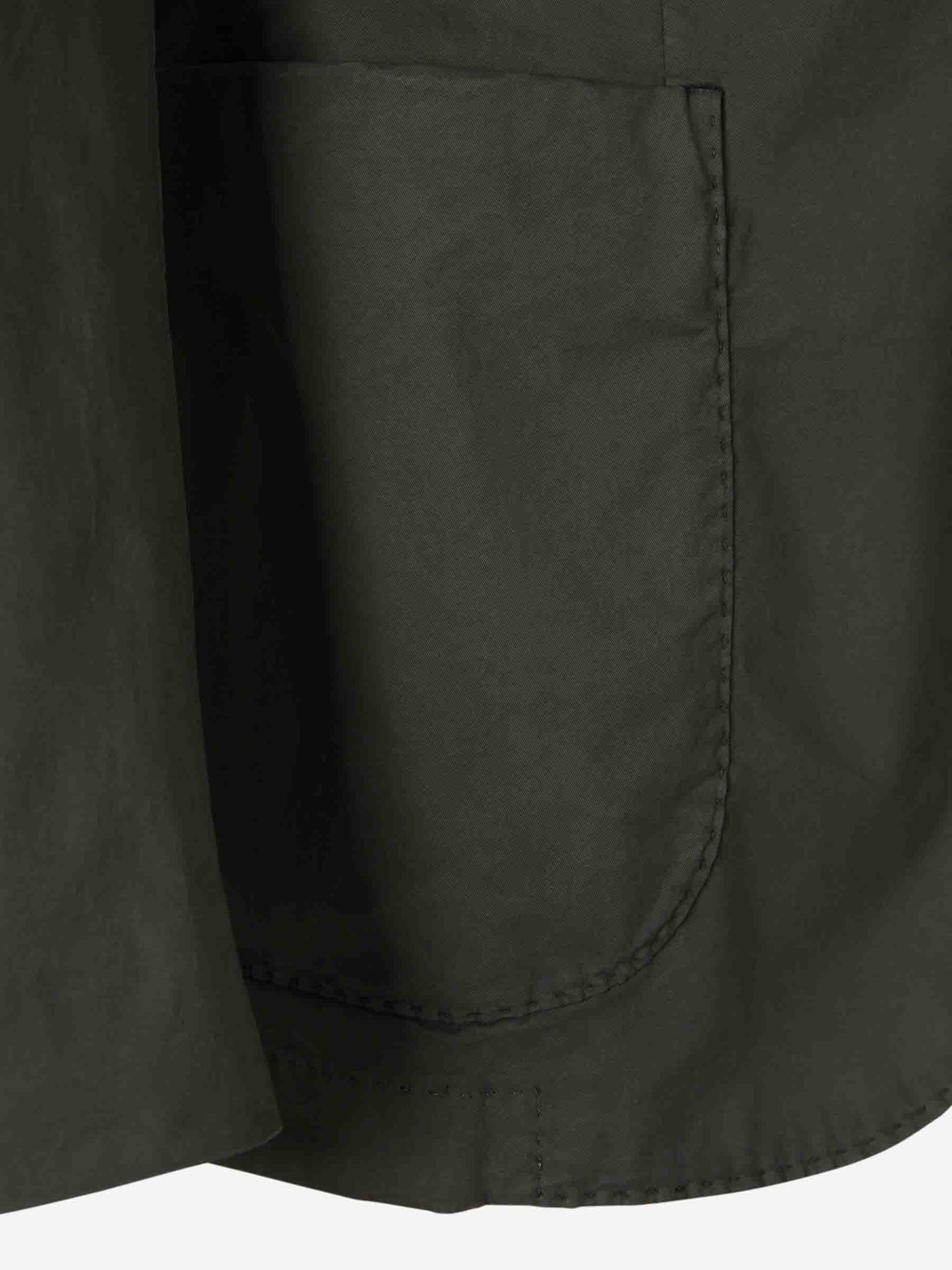 Boglioli Hombre Barcelona Americana Lisa Algodón color Verde Oscuro sku 302-003543 03 - Foto 4