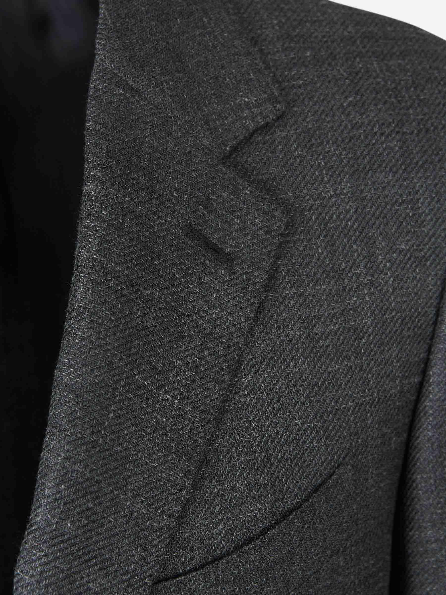 Canali Hombre Barcelona Americana Jaspeada Lana color Gris Piedra sku 302-003548 01 - Foto 3