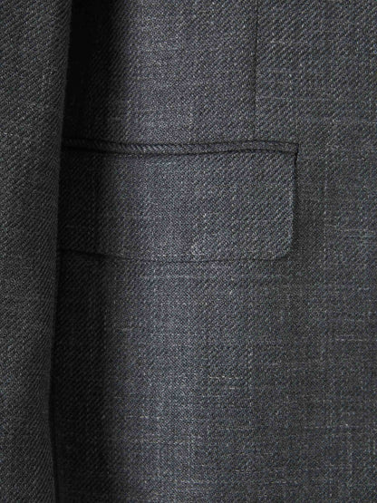 Canali Hombre Barcelona Americana Jaspeada Lana color Gris Piedra sku 302-003548 01 - Foto 4