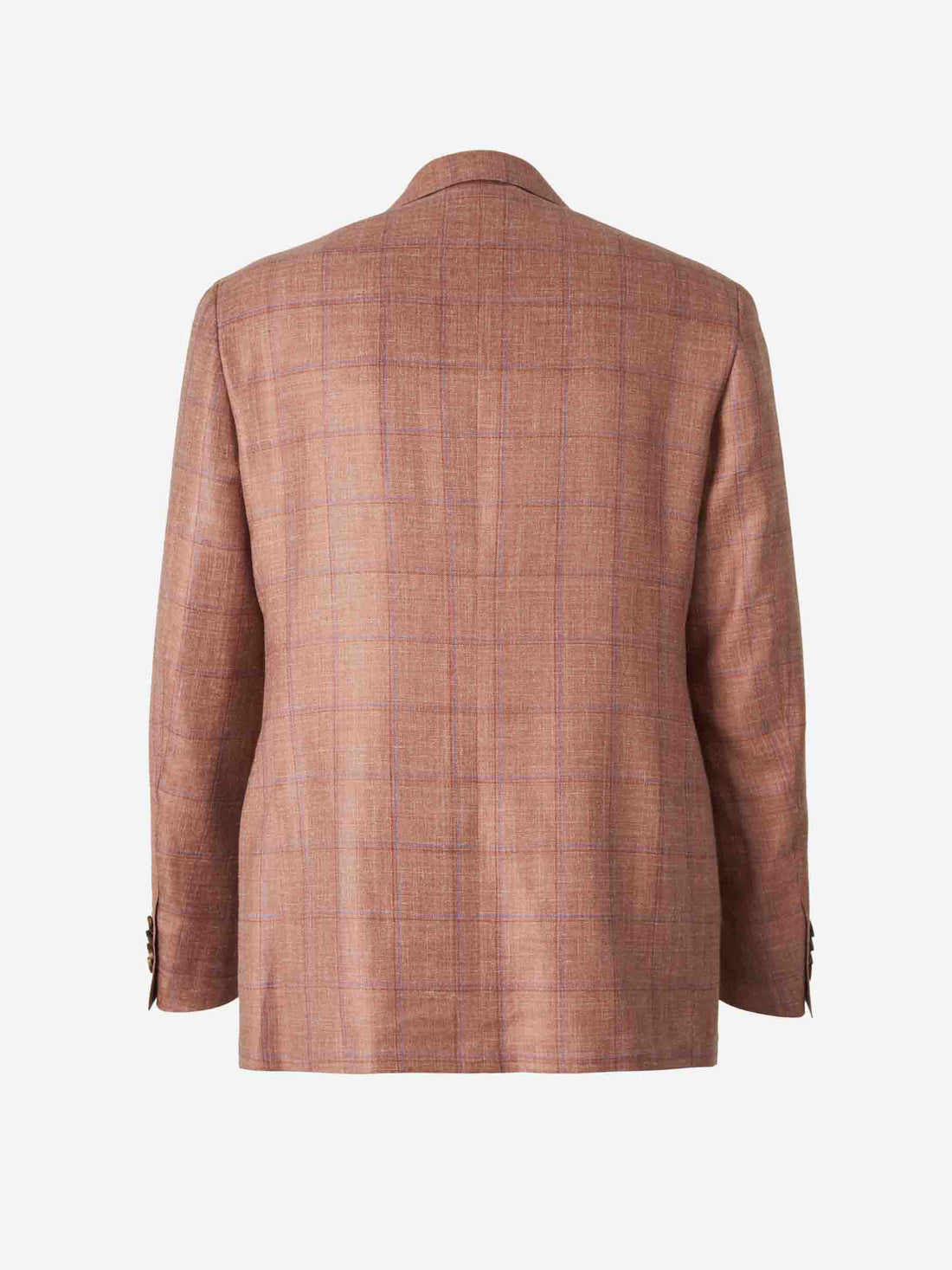 Canali Hombre Barcelona Americana Cachemira Lino Seda color Terracota sku 302-003553 01 - Foto 2