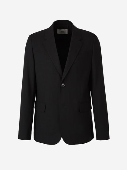 Ami Paris Hombre Barcelona Americana Muesca Lana color Negro sku 302-003559 01 - Foto 1