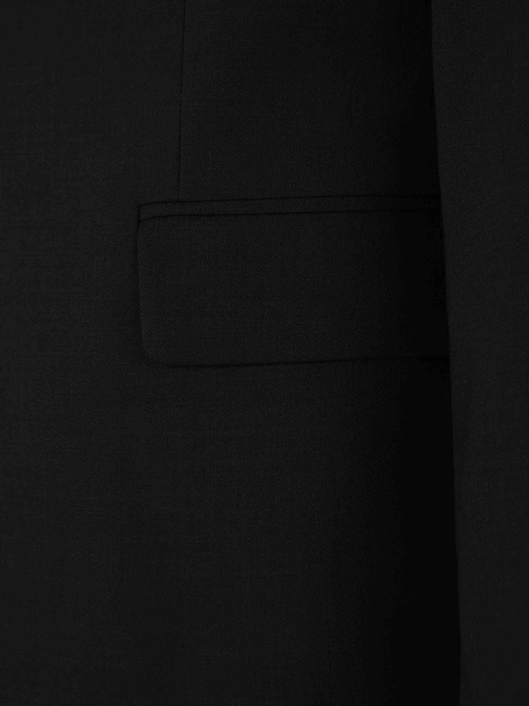 Ami Paris Hombre Barcelona Americana Muesca Lana color Negro sku 302-003559 01 - Foto 4
