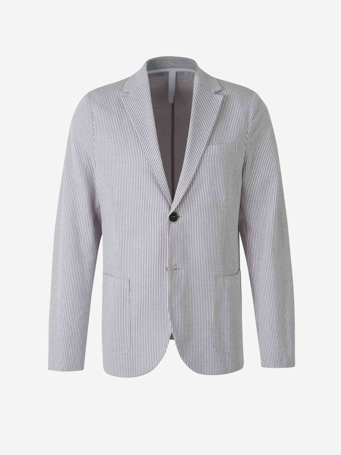 Harris Wharf Hombre Barcelona Americana Texturizada Algodón color Gris Piedra sku 302-003569 01 - Foto 1