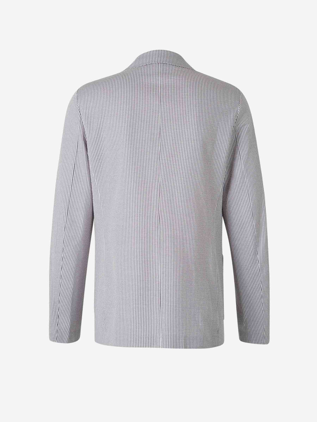 Harris Wharf Hombre Barcelona Americana Texturizada Algodón color Gris Piedra sku 302-003569 01 - Foto 2