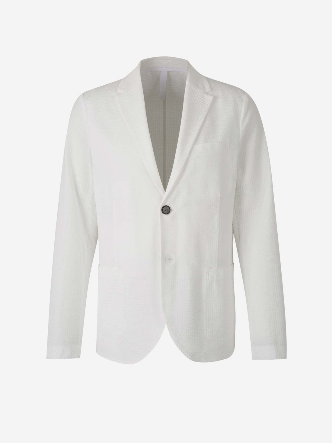 Harris Wharf Hombre Barcelona Americana Texturizada Algodón color Blanco sku 302-003569 02 - Foto 1