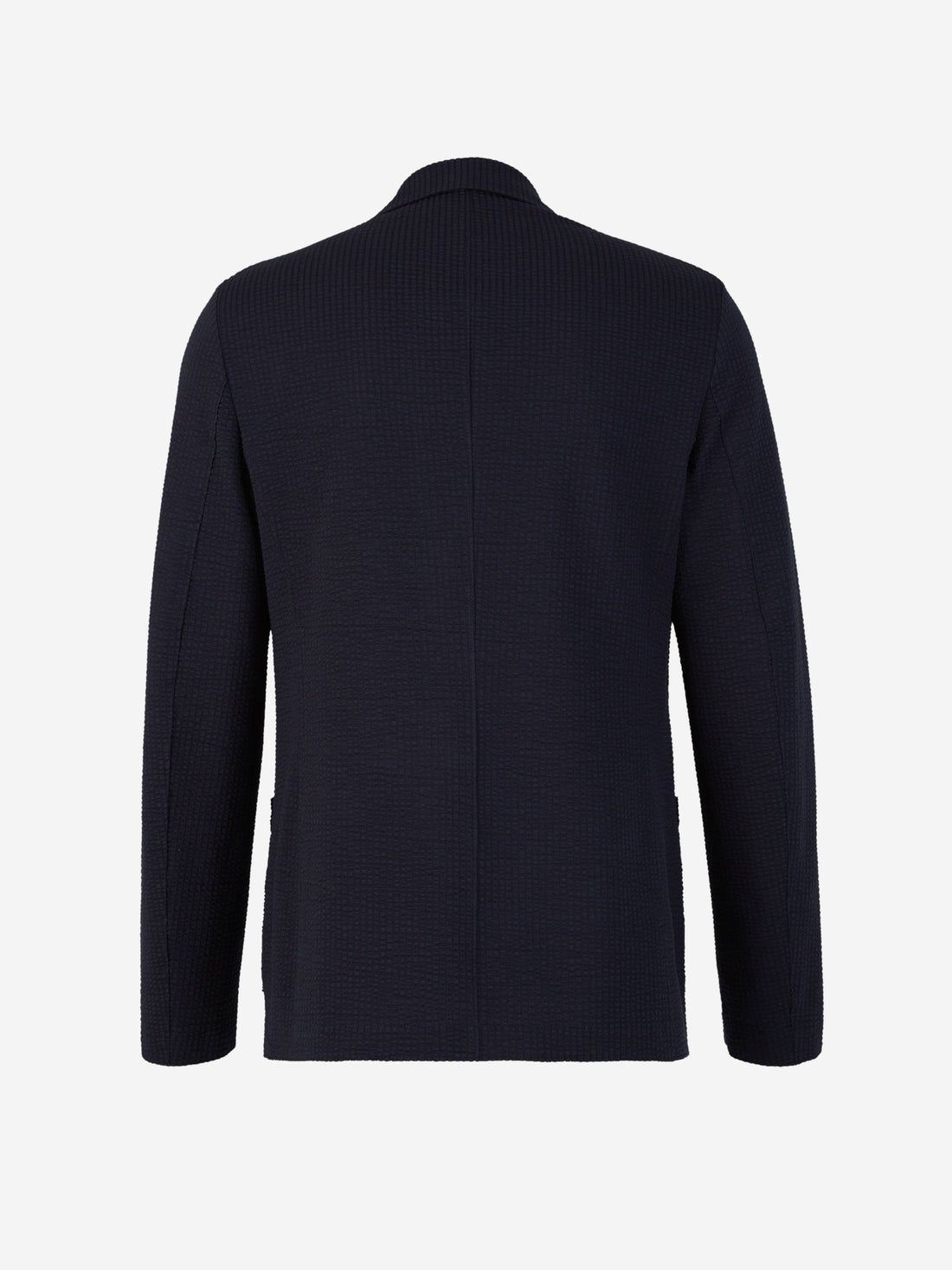 Harris Wharf Hombre Barcelona Americana Texturizada Algodón color Azul Noche sku 302-003569 03 - Foto 2