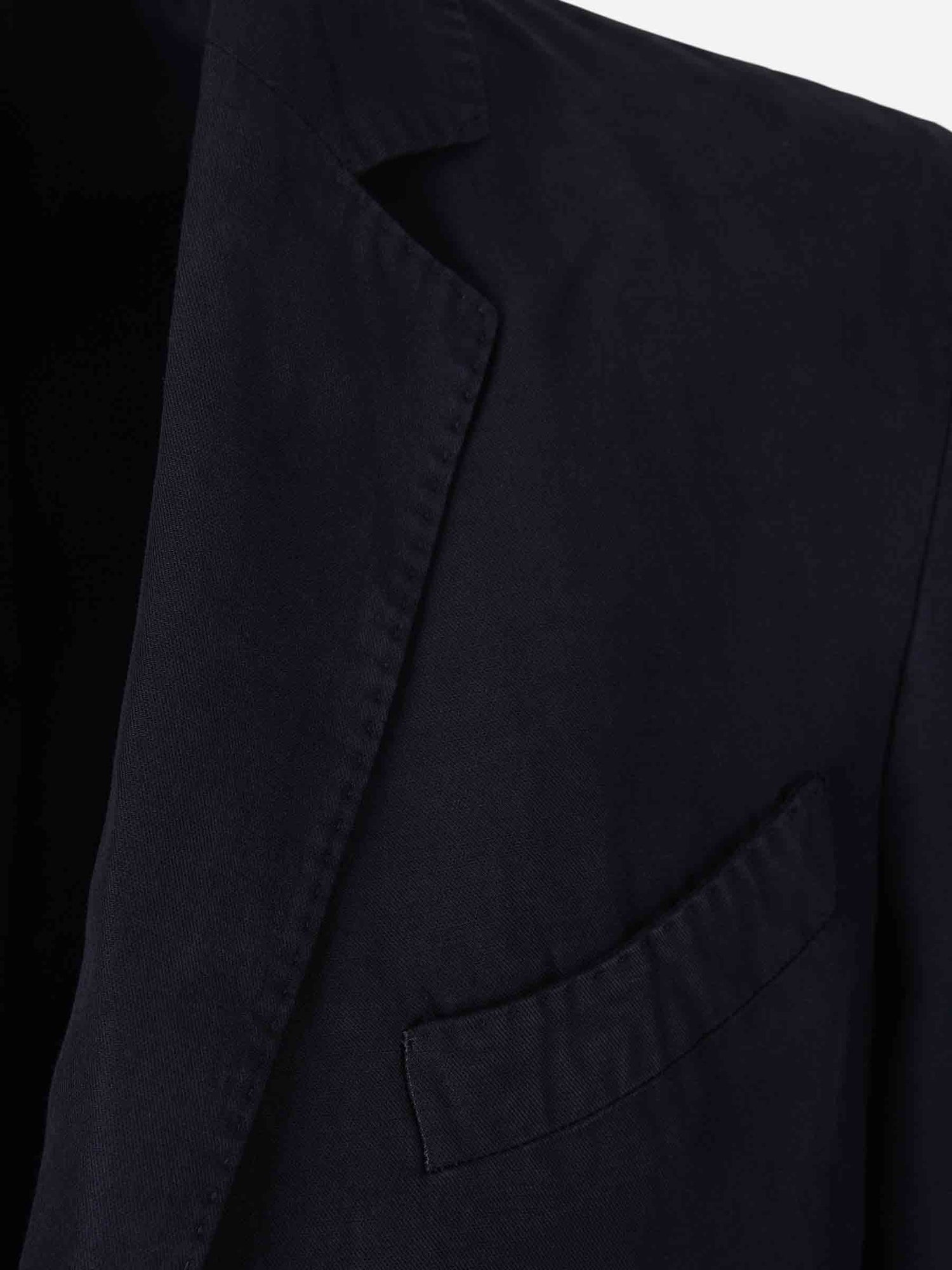 Officine Générale Hombre Barcelona Americana Recta Lino color Azul Marino sku 302-003575 01 - Foto 3