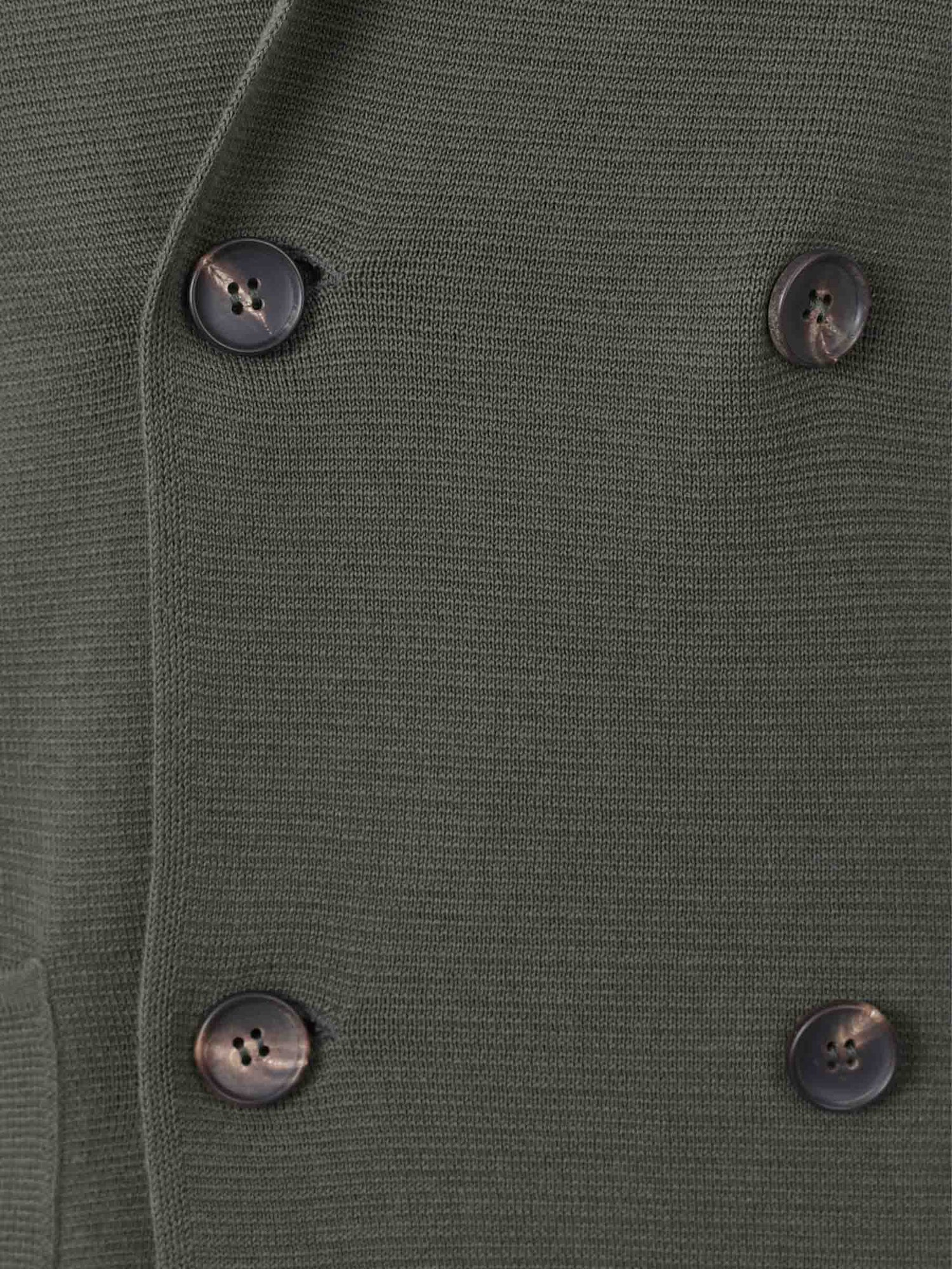 Outlet online Santa Eulalia Hombre Americana Tricot Cruzada color Verde Oscuro sku 302-003579 02 - Foto 3