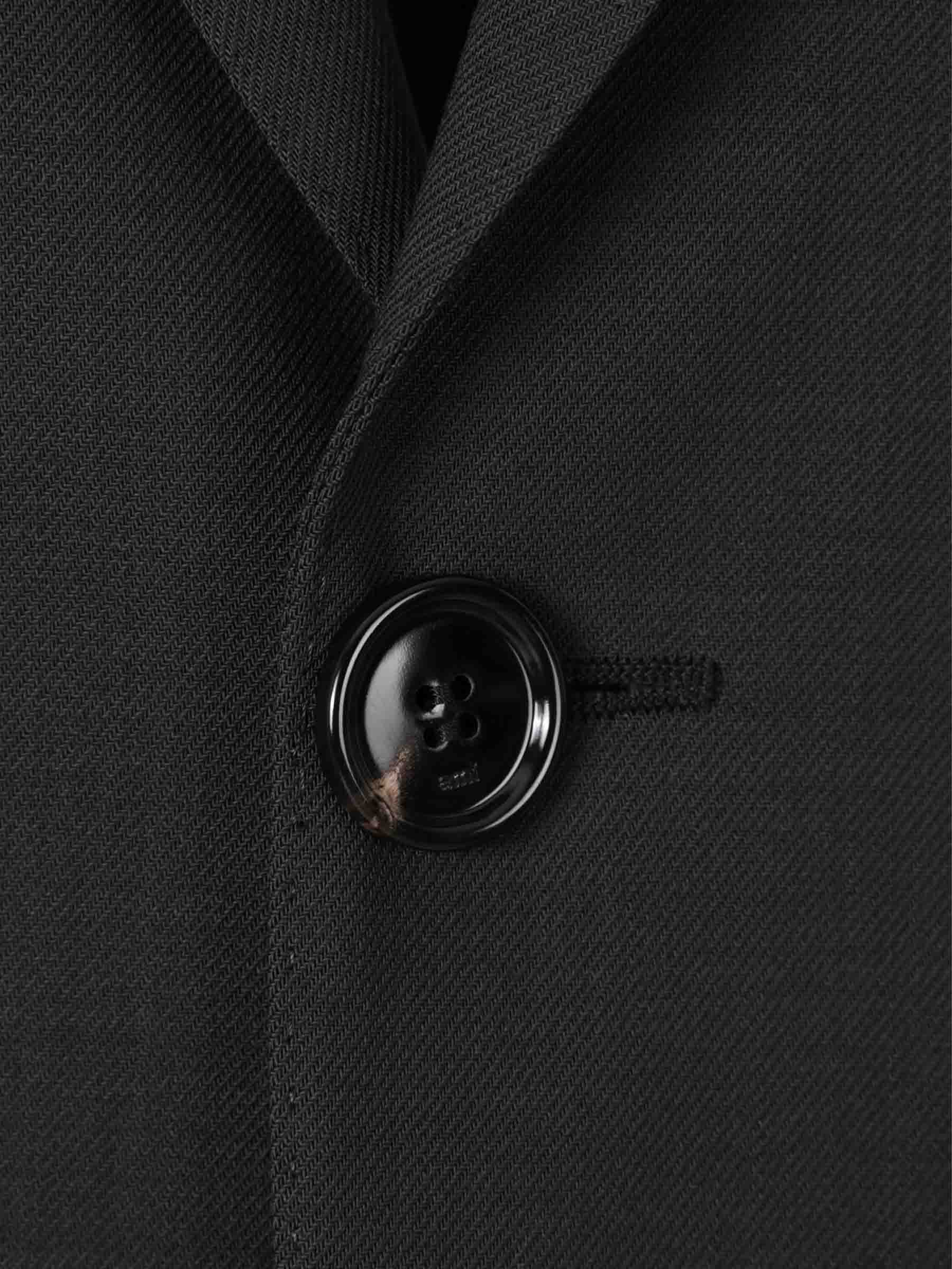 Outlet online Ami Paris Hombre Americana Recta Lana color Gris Antracita sku 302-003600 01 - Foto 3