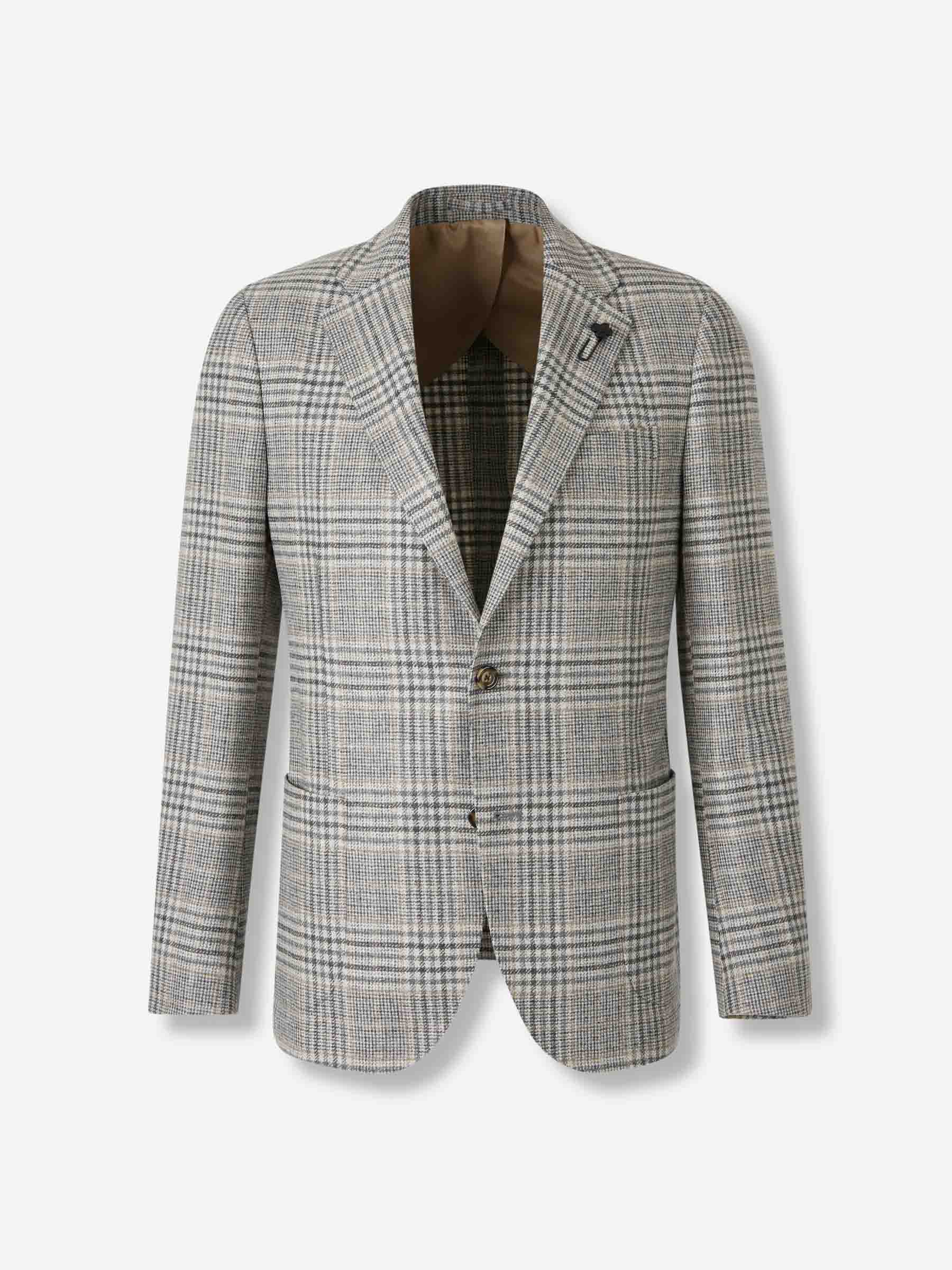 Outlet online Lardini Hombre Americana Recta Lana color Gris sku 302-003607 01 - Foto 1