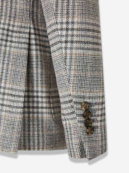 Outlet online Lardini Hombre Americana Recta Lana color Gris sku 302-003607 01 - Foto 4