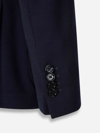 Outlet online Lardini Hombre Americana Recta Lana color Azul Marino sku 302-003608 01 - Foto 4