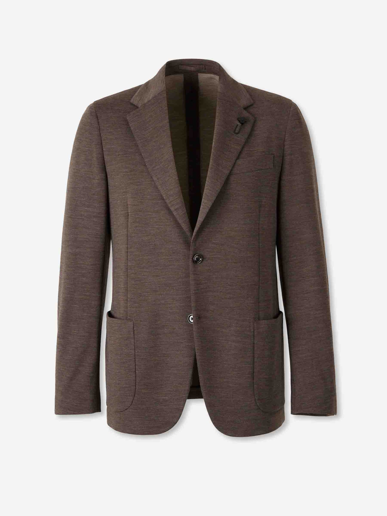 Lardini Hombre Barcelona Americana Recta Lana color Marrón Oscuro sku 302-003608 02 - Foto 1