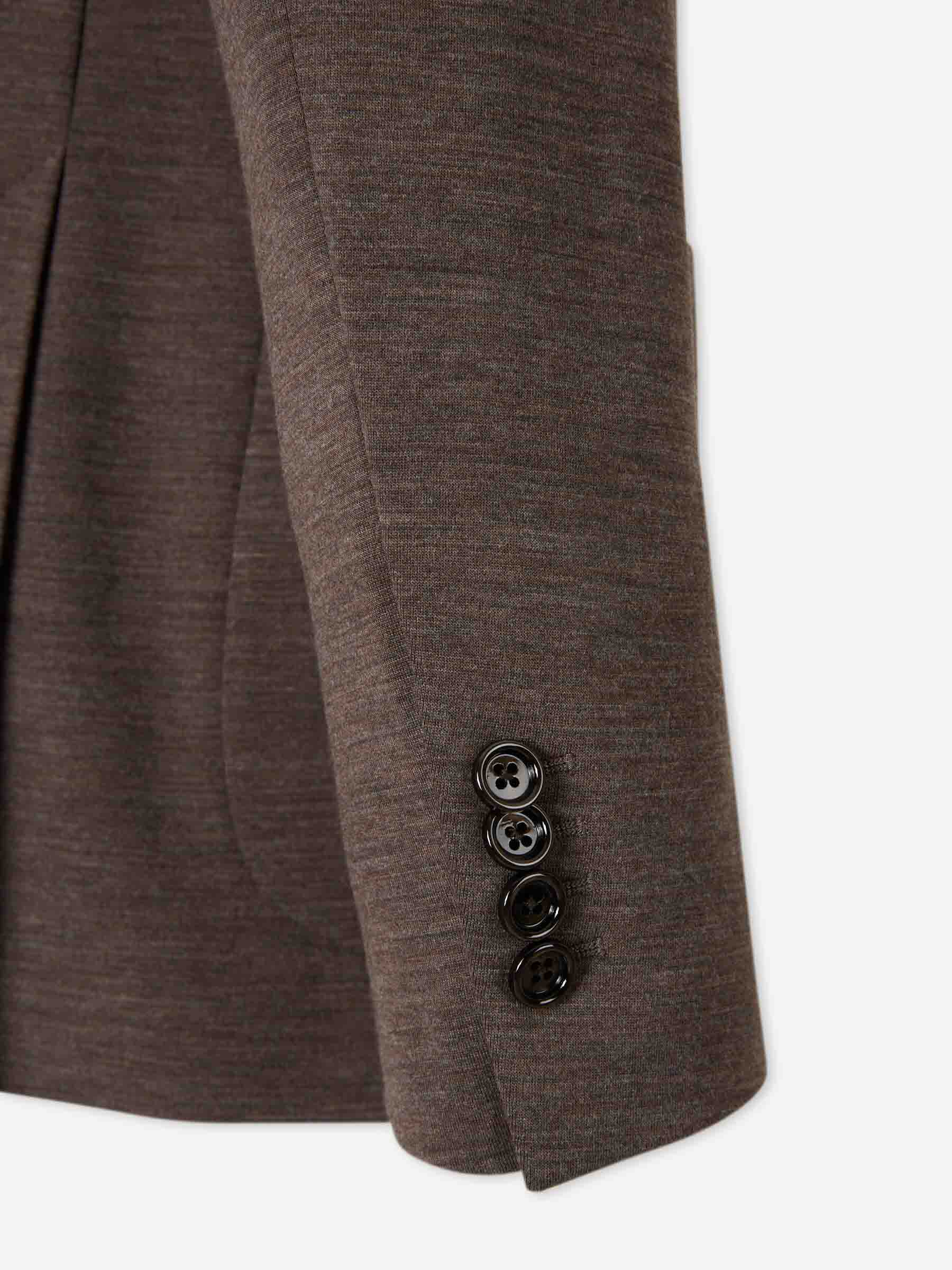 Lardini Hombre Barcelona Americana Recta Lana color Marrón Oscuro sku 302-003608 02 - Foto 4