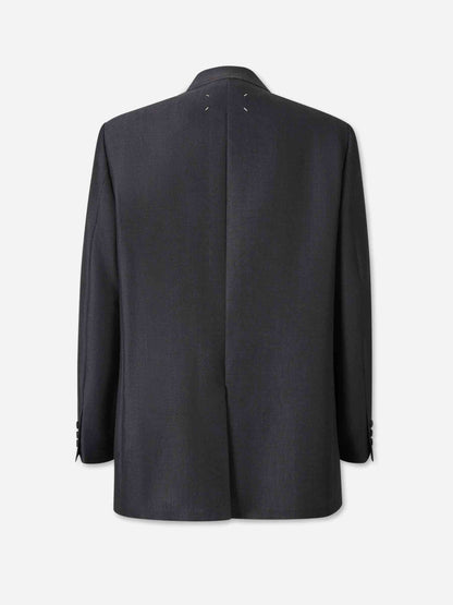 Outlet online Maison Margiela Hombre Americana Recta Work-in-Progress color Azul Noche sku 302-003617 01 - Foto 2