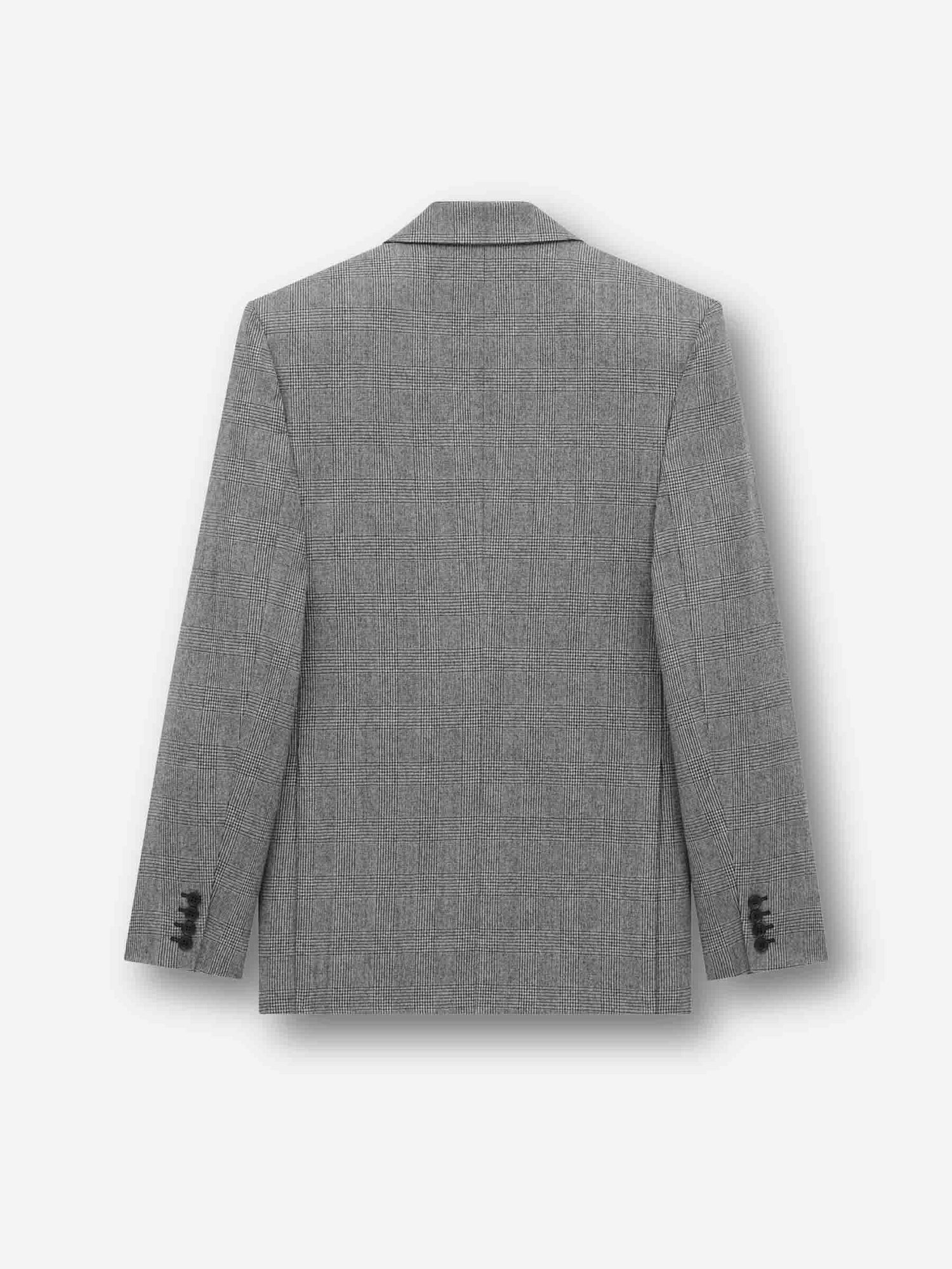 Outlet online Saint Laurent Hombre Americana Recta Lana color Negro sku 302-003622 01 - Foto 2