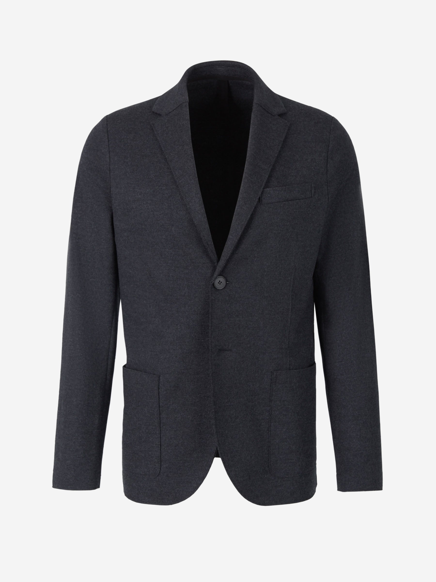 Outlet online Harris Wharf Hombre Americana Ligera Lana color Gris Antracita sku 302-003628 01 - Foto 1