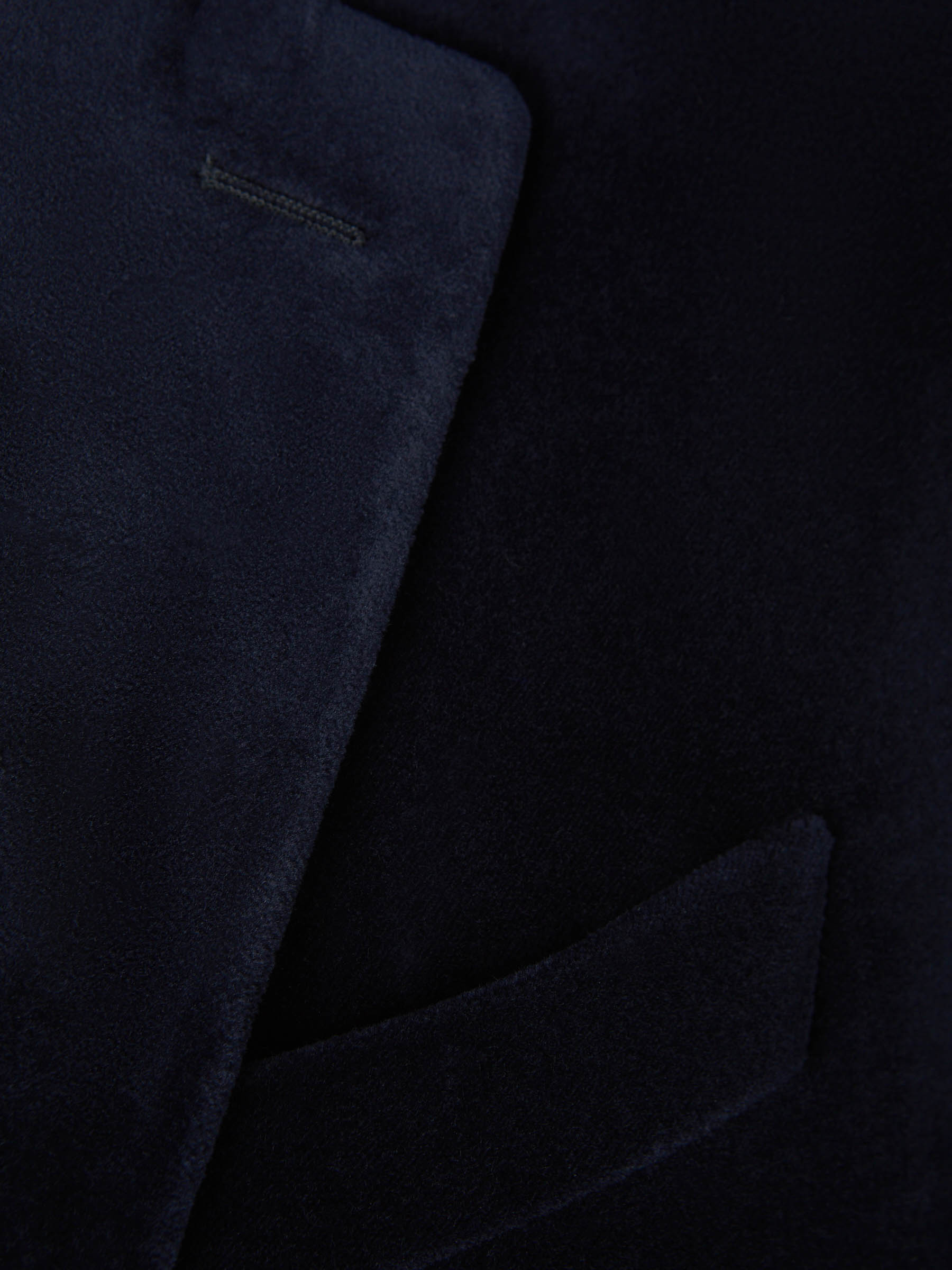 Outlet online Canali Hombre Americana Terciopelo color Azul Marino sku 302-003642 01 - Foto 4