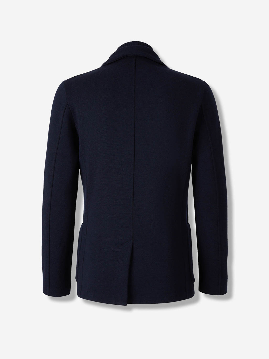 Outlet online Gran Sasso Hombre Americana Punto Lana color Azul Noche sku 302-003645 01 - Foto 2