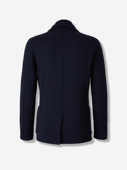 Outlet online Gran Sasso Hombre Americana Punto Lana color Azul Noche sku 302-003645 01 - Foto 2