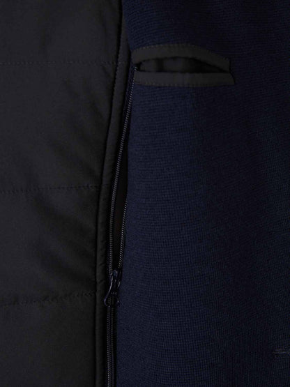 Outlet online Gran Sasso Hombre Americana Punto Lana color Azul Noche sku 302-003645 01 - Foto 5