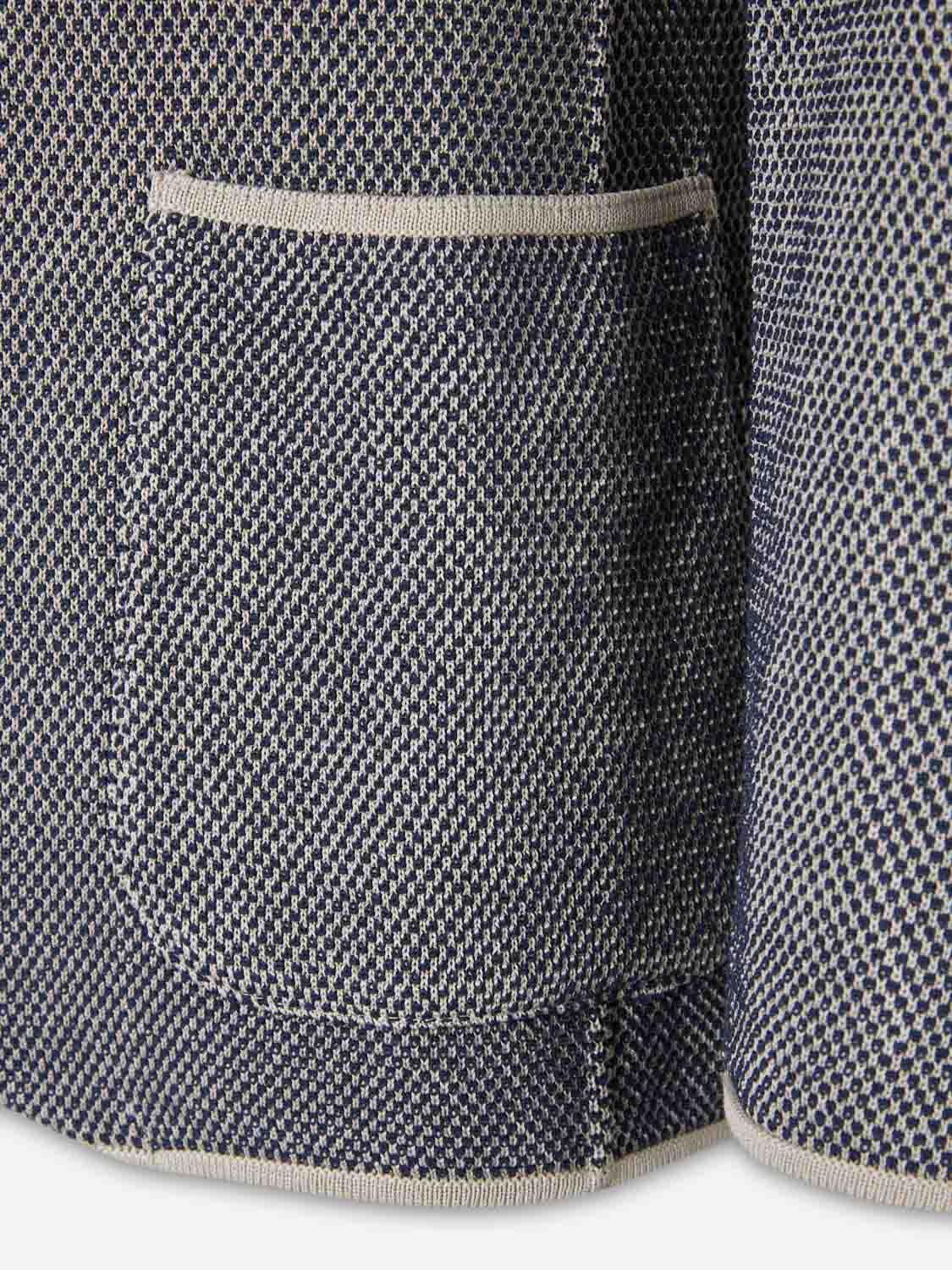 Outlet online Lardini Hombre Americana Recta Algodón color Azul Marino sku 302-003647 01 - Foto 4