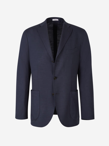 Boglioli Hombre Barcelona Americana Punto Lana color Azul Marino sku 302-003684 02 - Foto 1