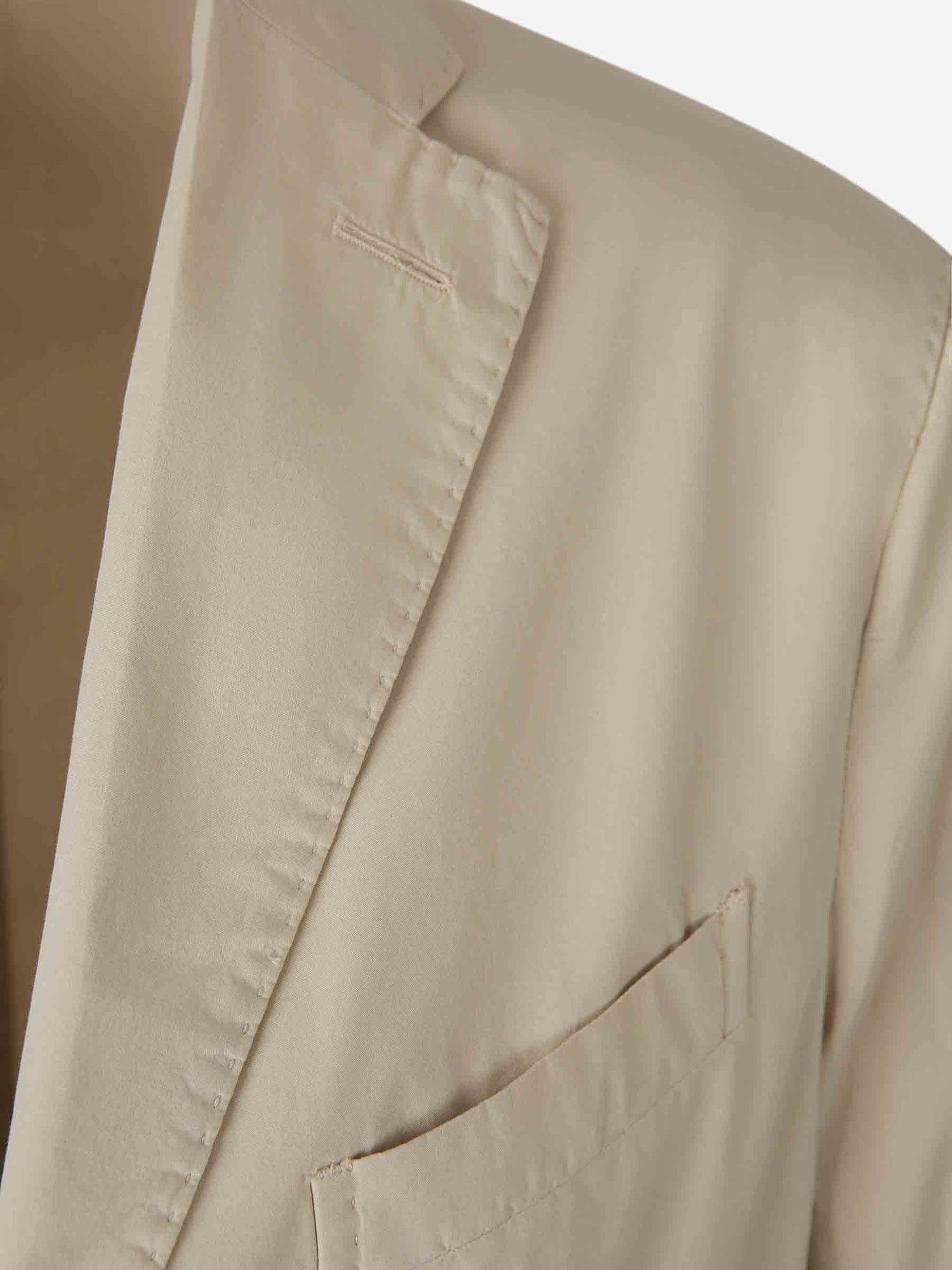 Boglioli Hombre Barcelona Americana Recta Algodón color Camel sku 302-003685 01 - Foto 3