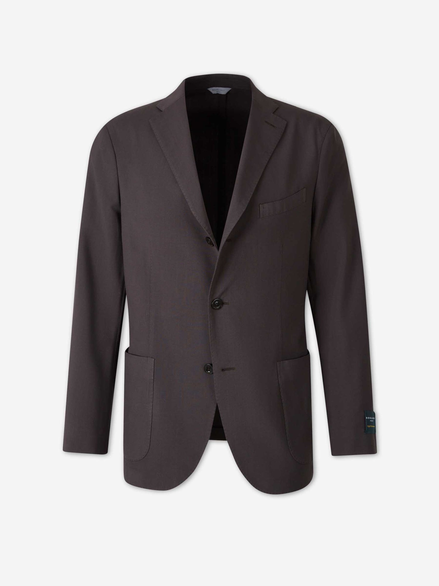 Boglioli Hombre Barcelona Americana Recta Lana color Marrón Oscuro sku 302-003686 01 - Foto 1
