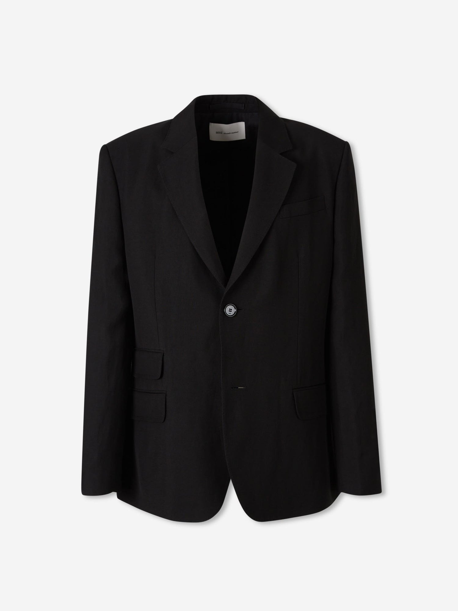 Ami Paris Hombre Barcelona Americana Recta Lisa color Negro sku 302-003693 01 - Foto 1