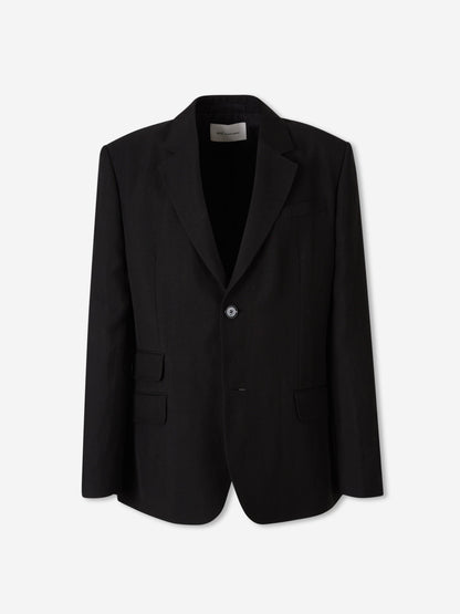 Ami Paris Hombre Barcelona Americana Recta Lisa color Negro sku 302-003693 01 - Foto 1