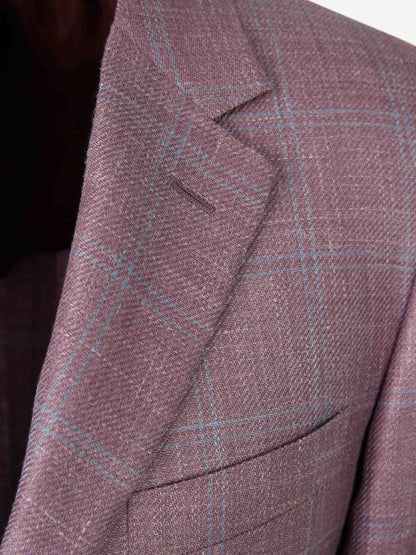 Canali Hombre Barcelona Americana Recta Cuadros color Multicolor sku 302-003696 01 - Foto 3
