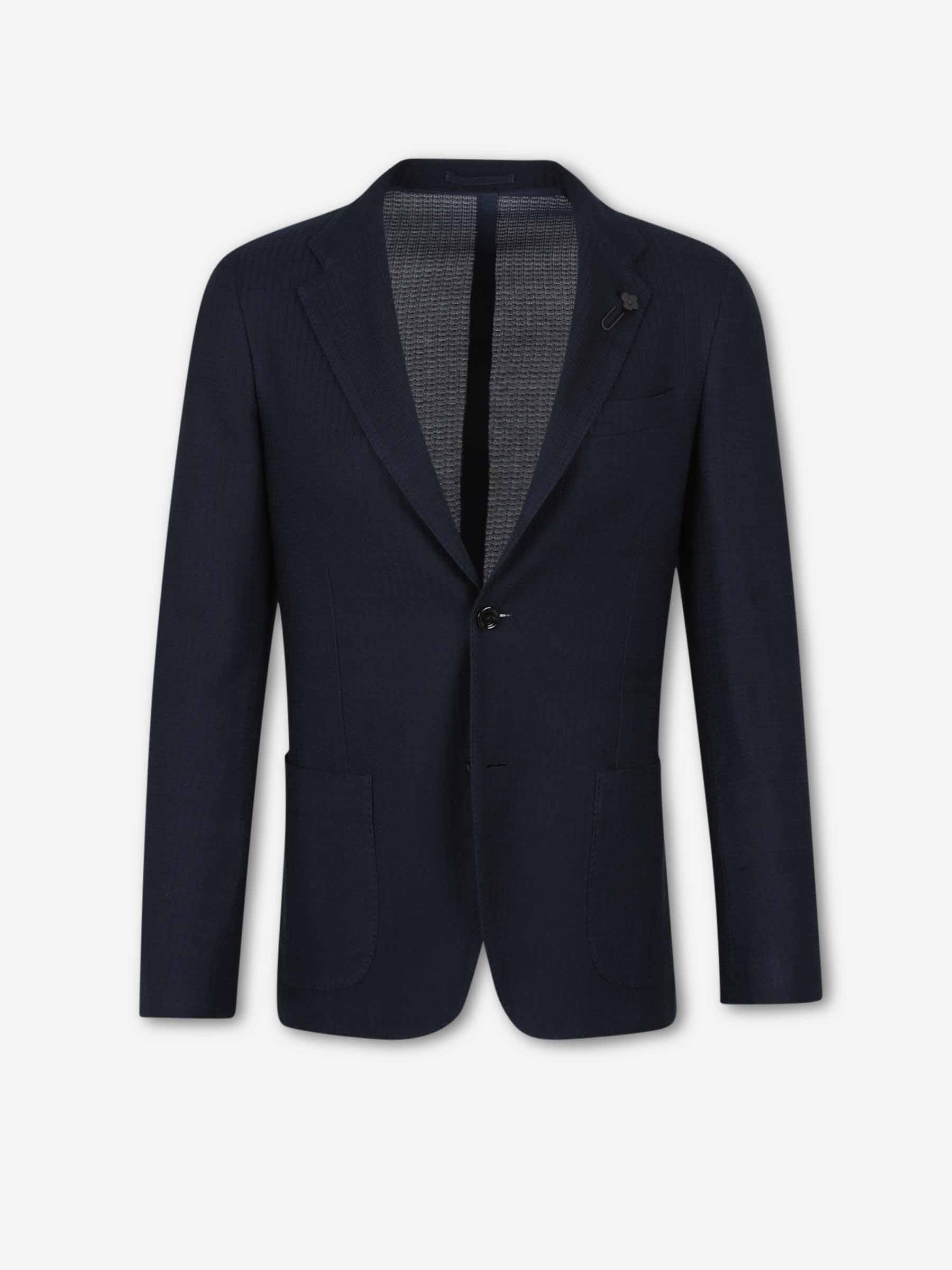 Outlet online Lardini Hombre Americana Recta Algodón color Azul Noche sku 302-003701 01 - Foto 1