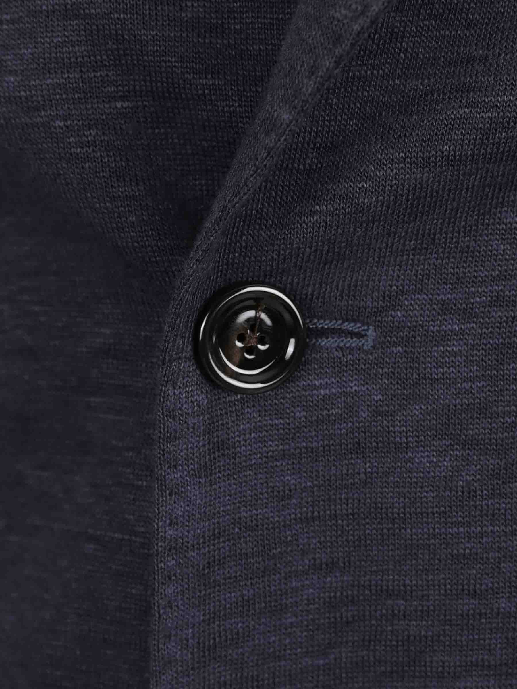 Lardini Hombre Barcelona Americana Cruzada Algodón color Azul Marino sku 302-003702 01 - Foto 3
