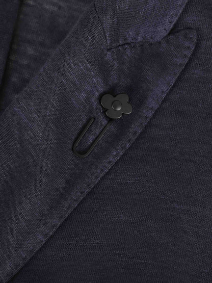 Lardini Hombre Barcelona Americana Cruzada Algodón color Azul Marino sku 302-003702 01 - Foto 4
