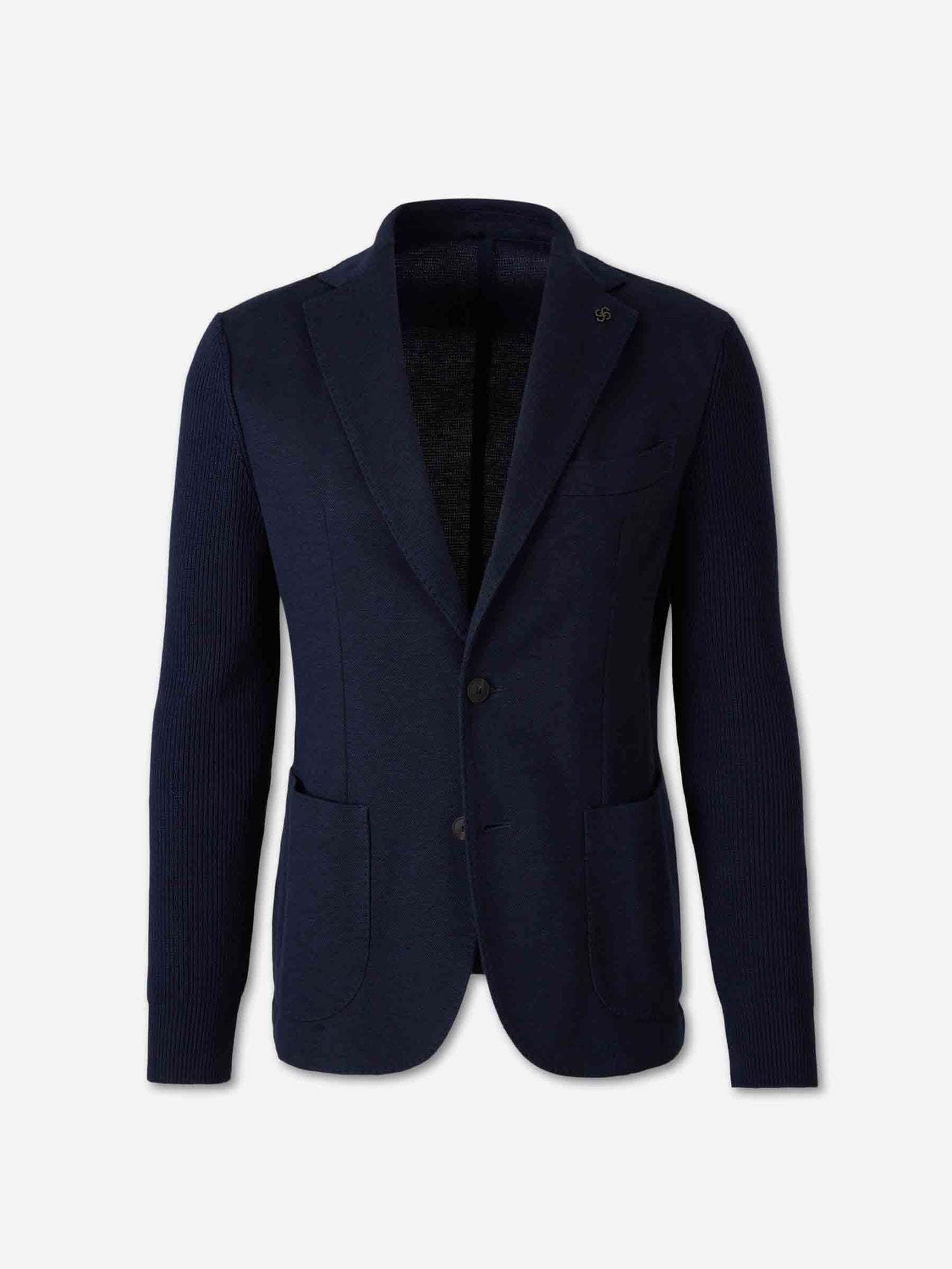 Gran Sasso Hombre Barcelona Americana Punto Capucha color Azul Noche sku 302-003709 01 - Foto 2