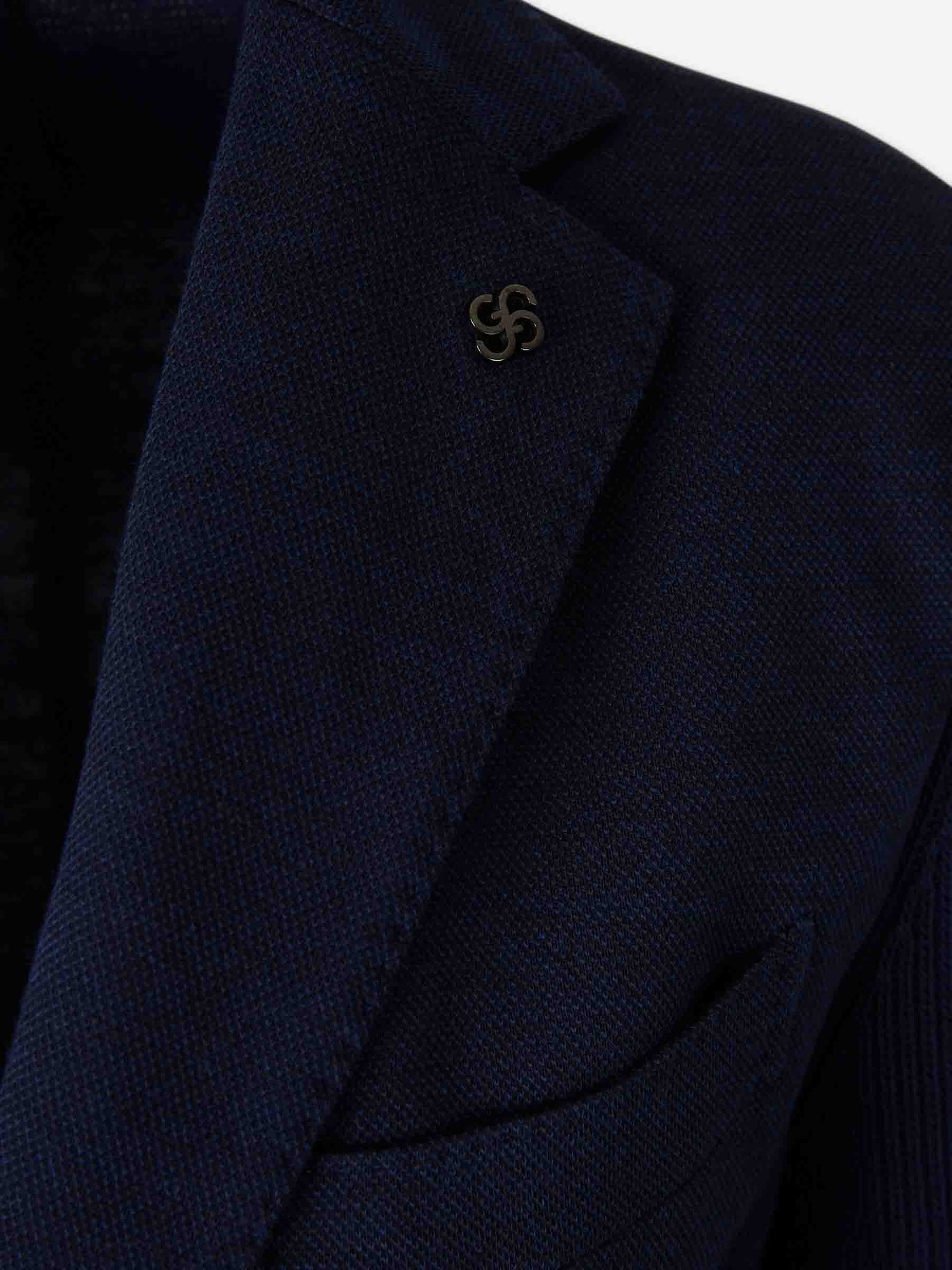 Gran Sasso Hombre Barcelona Americana Punto Capucha color Azul Noche sku 302-003709 01 - Foto 5