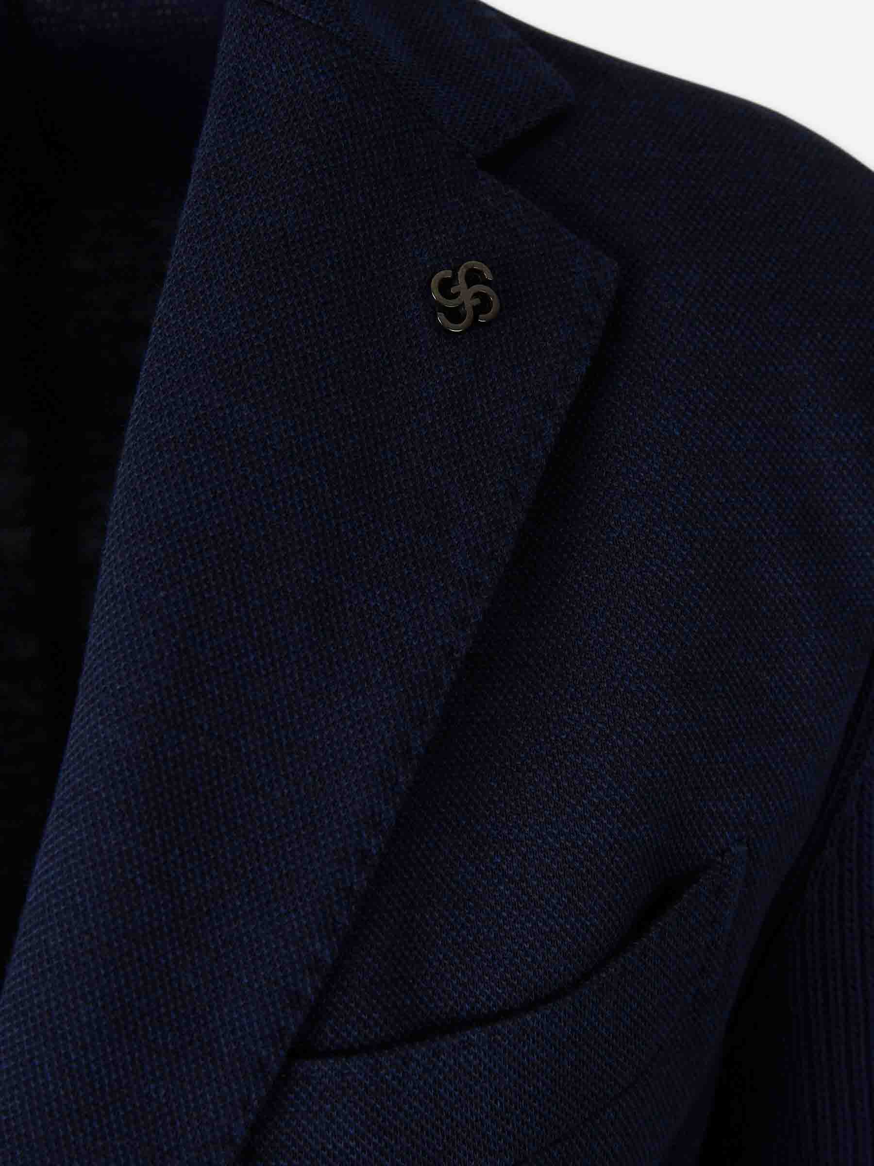 Gran Sasso Hombre Barcelona Americana Punto Capucha color Azul Noche sku 302-003709 01 - Foto 5