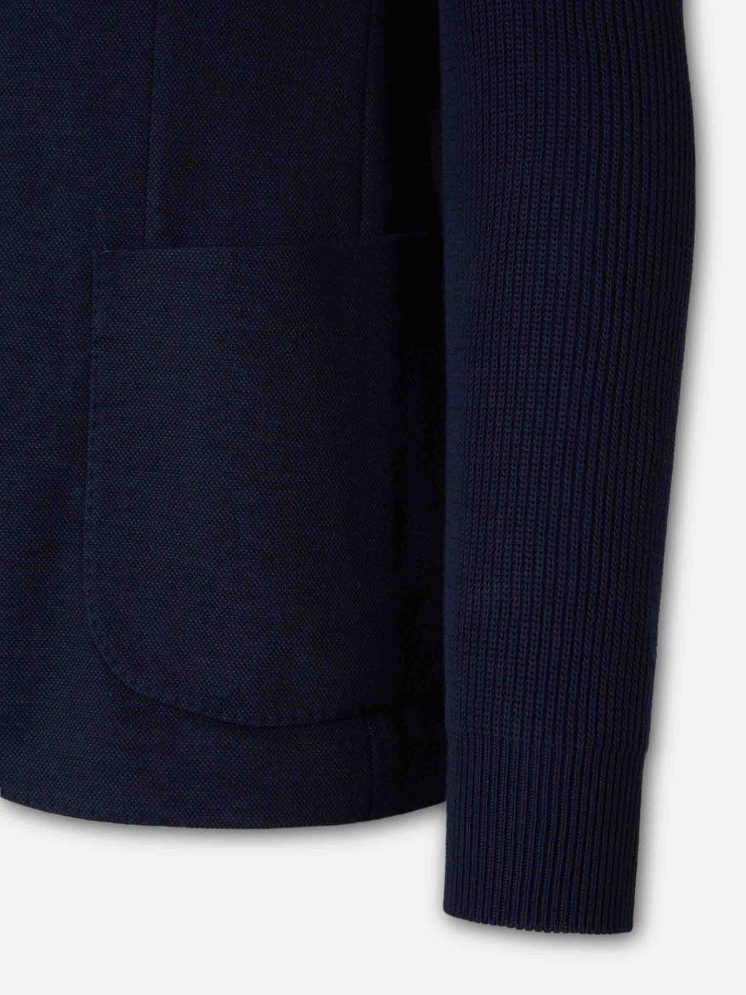 Gran Sasso Hombre Barcelona Americana Punto Capucha color Azul Noche sku 302-003709 01 - Foto 6
