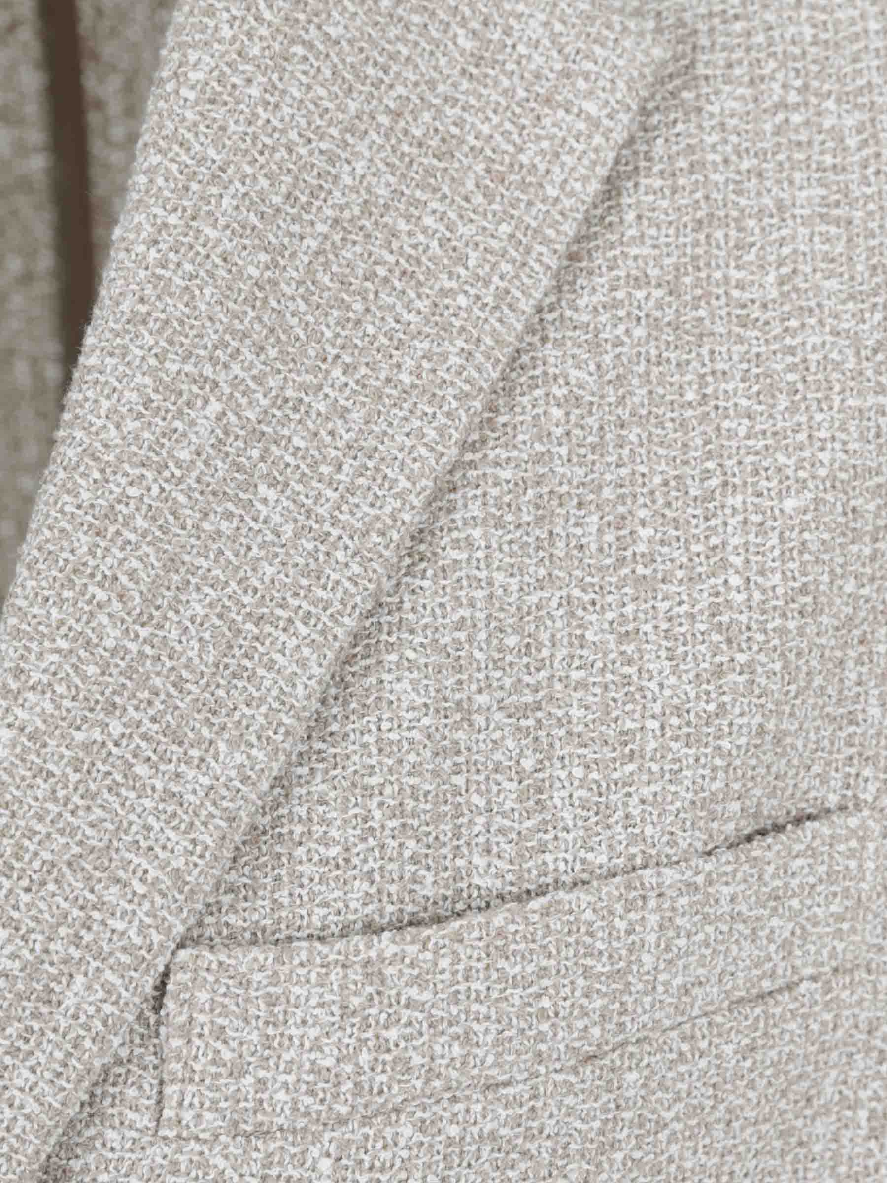 Harris Wharf Hombre Barcelona Americana Recta Algodón color Beige sku 302-003712 01 - Foto 4