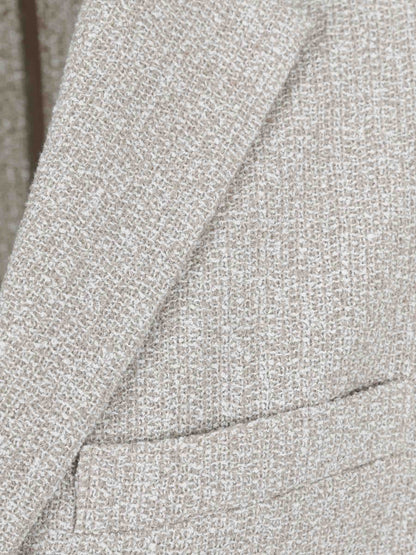 Harris Wharf Hombre Barcelona Americana Recta Algodón color Beige sku 302-003712 01 - Foto 4