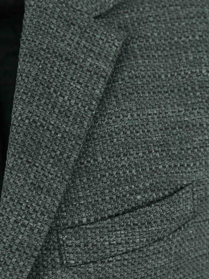 Harris Wharf Hombre Barcelona Americana Recta Lana color Verde Oscuro sku 302-003713 02 - Foto 4