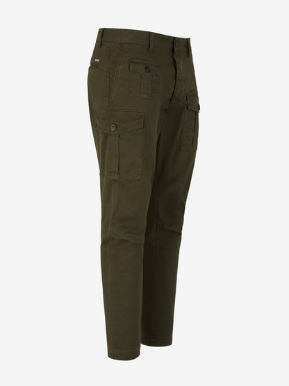 Outlet online Dsquared2 Hombre Pantalones Cargo Sexy color Verde Oscuro sku 521-003012 01 - Foto 2