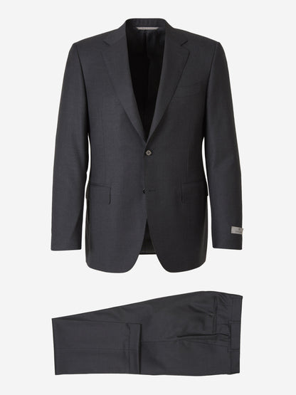 Outlet online Canali Hombre Traje Jaspeado Lana color Gris Antracita sku 311-000283 01 - Foto 1