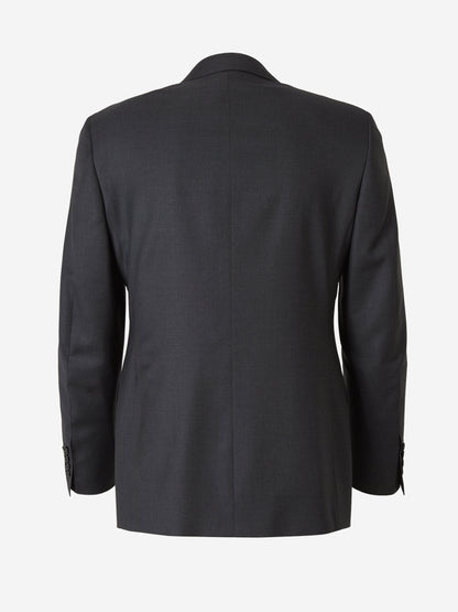 Outlet online Canali Hombre Traje Jaspeado Lana color Gris Antracita sku 311-000283 01 - Foto 2