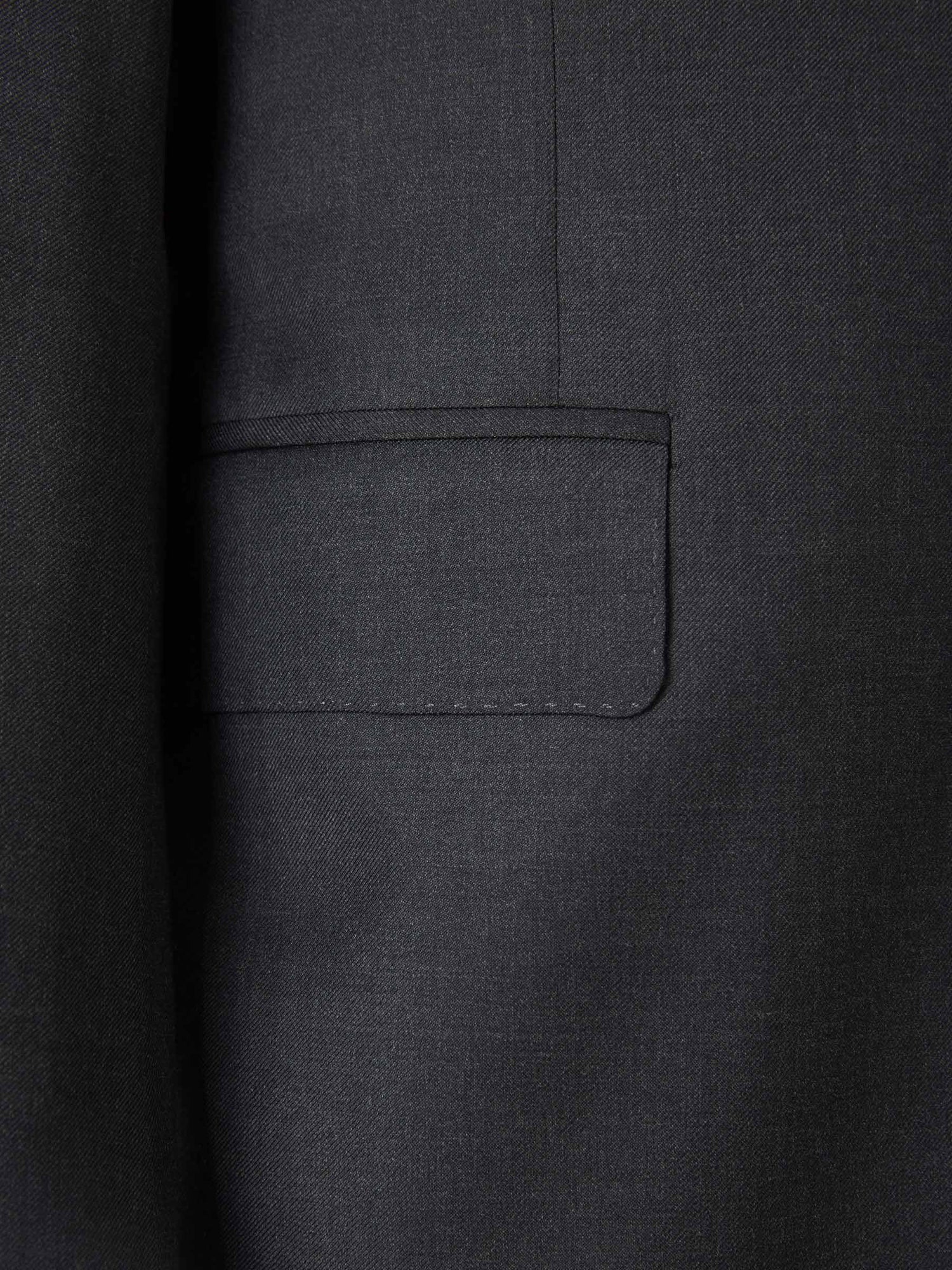 Outlet online Canali Hombre Traje Jaspeado Lana color Gris Antracita sku 311-000283 01 - Foto 4