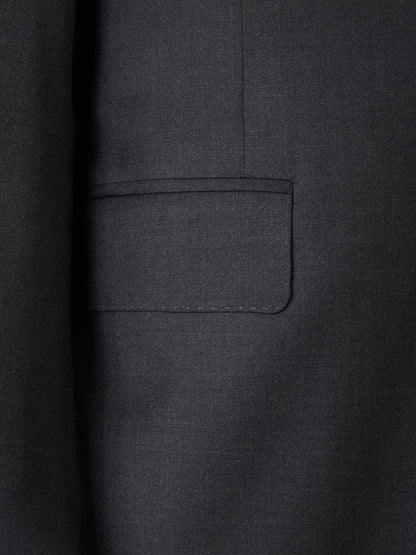 Outlet online Canali Hombre Traje Jaspeado Lana color Gris Antracita sku 311-000283 01 - Foto 4